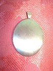 Vintage Silver Tone MOM Locket Pendant With Flowers KJ — photo 2
