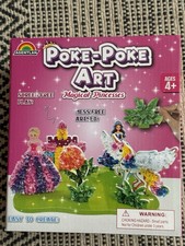 Poke Art Princess Kit for Kids, DIY Craft Kits Magical Princesses Unicorn