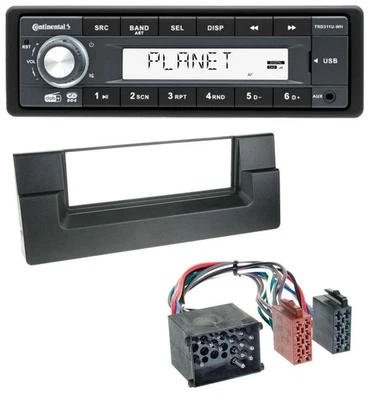 Continental MP3 AUX USB DAB 1DIN Autoradio für BMW 5er (E39) X5 (E53) Rundpin - Bild 1 von 4