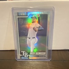 Topps Series 1 Rainbow Foil Drew Rasmussen #64 Tampa Bay Rays 2022
