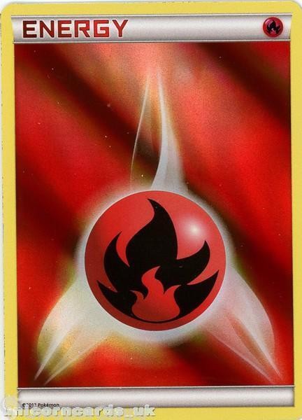 Fire Energy  - Holo - MCMB Holofoil Mint Pokemon Card