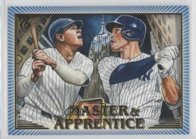 2019 Gallery Master and Apprentice Blue 83/99 Aaron Judge Babe Ruth HOF 1j2