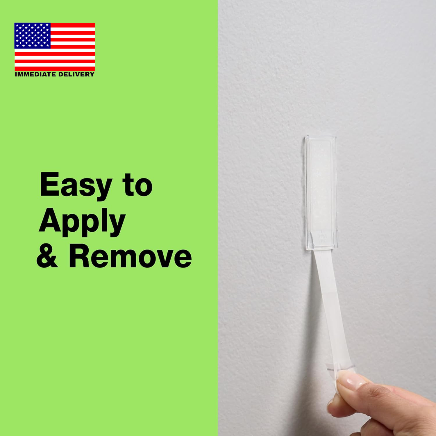 Removeables Utility Wall Hook Large - Damage Free, Removable Wall Hooks for Hang