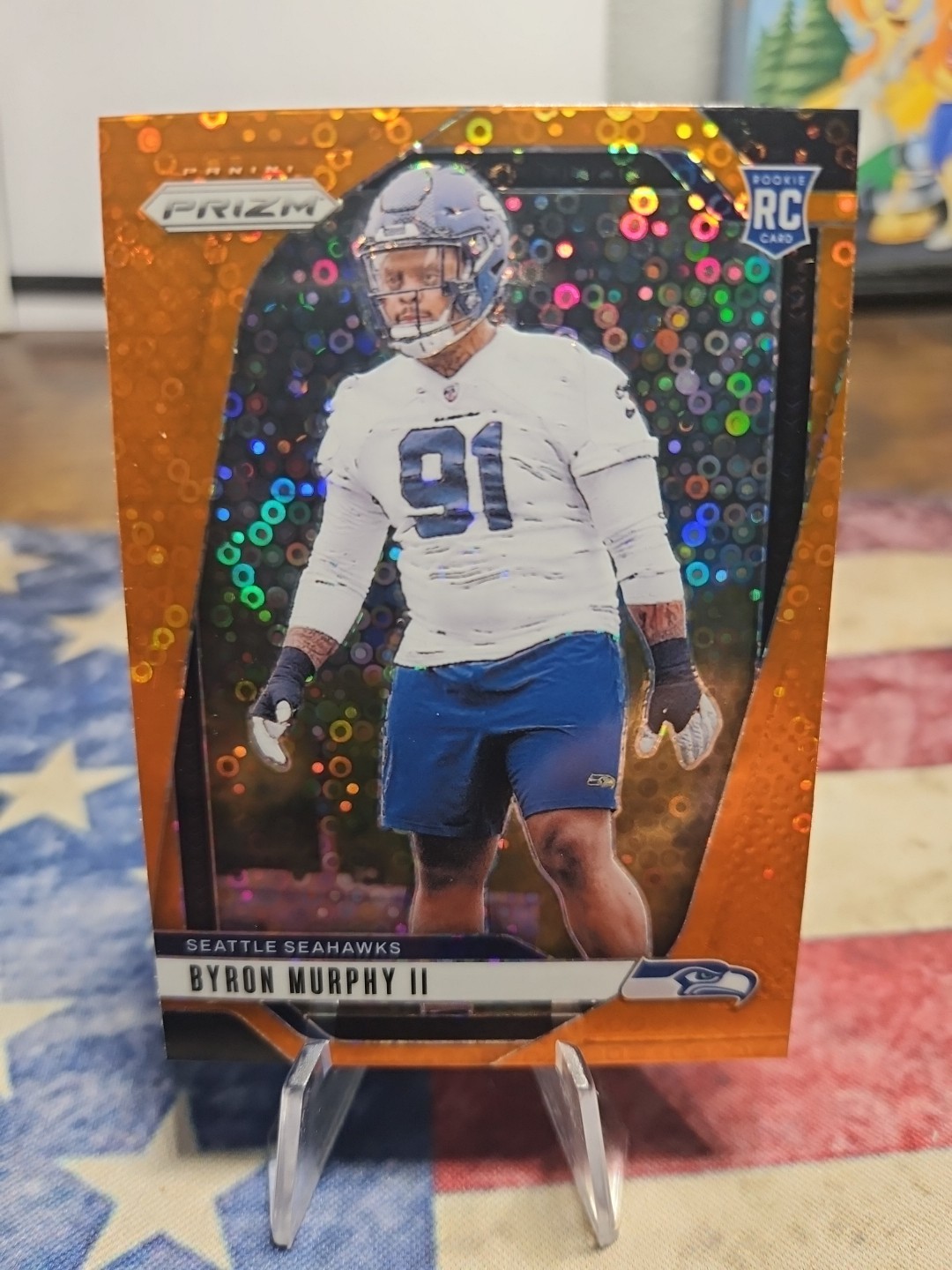2024 Panini Prizm - Rookies Byron Murphy II #317 Disco Prizm (RC)