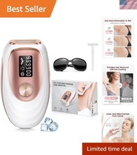 Long-Lasting Rose Gold Hair Removal Device: Painless IPL Technology for Home Use