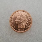 1872 Indian Head Cent Penny, Gorgeous RED, Superb Gem BU++ RD