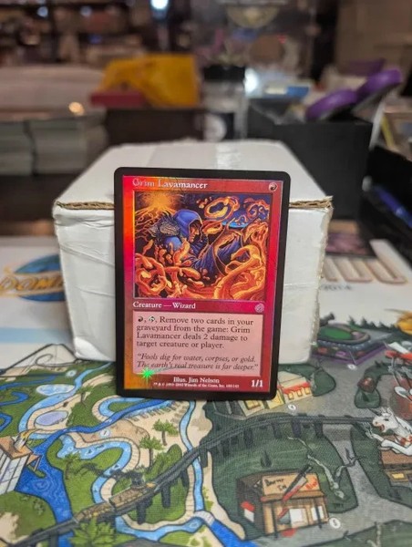 MTG FOIL Grim Lavamancer Torment Magic the Gathering
