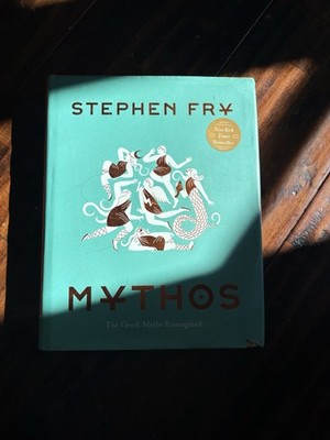 Mythos by Stephen Fry Hardcover Greek Myths Legends Fiction Chronicle Books