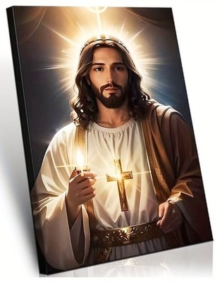 UNSER HERR JESUS CHRISTUS - GROSSES CHRISTLICH RELIGIÖS KATHOLISCH LEINWANDBILD