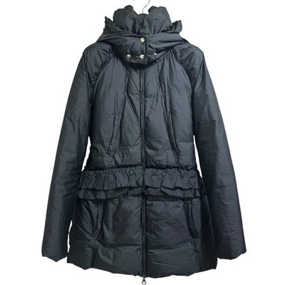 ERMANNO SCERVINO Hooded down coat 26/40 Black Women USED