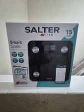 Image of Salter Smart Bluetooth Bathroom Scale 180kg 17 Metrics Black