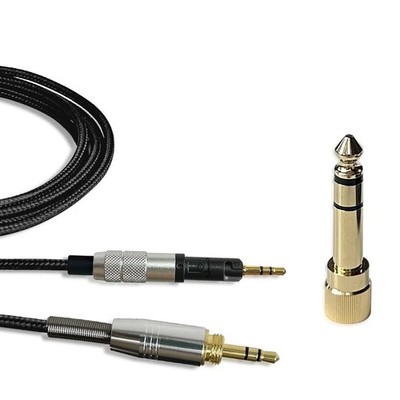 6.5ft Cord Compatible with Audio Technica ATH-M50x, with 1/4 Adapter Aux Adui...