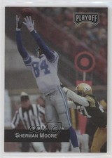 1993 Playoff Herman Moore (Name Misspelled as Sherman) #218 0a3
