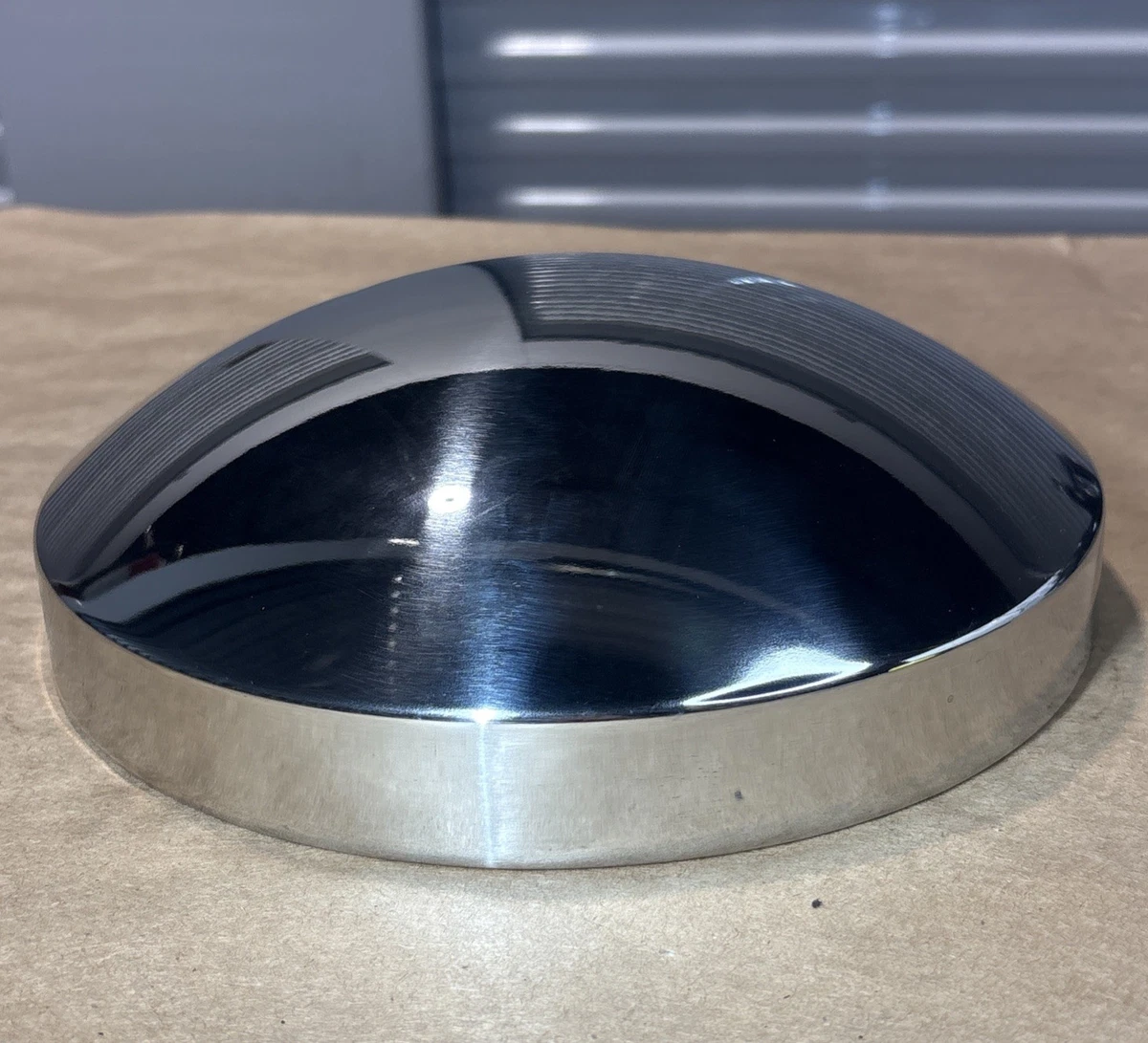 Automann 562.C1002SS Rear Hub Cap 8-1/2in Axle 5/8in S.Steel photo 2