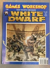 White Dwarf Games Workshop Issue 118 October 1989 Monthly Games Magazine