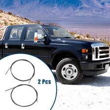 2 Pcs Rotary Latch Cables for Leer 100XL 100XR 100XQ Durable Plastic Black