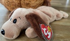 Ty Original Beanie Baby Bones The Hound Dog Has Both Tags 