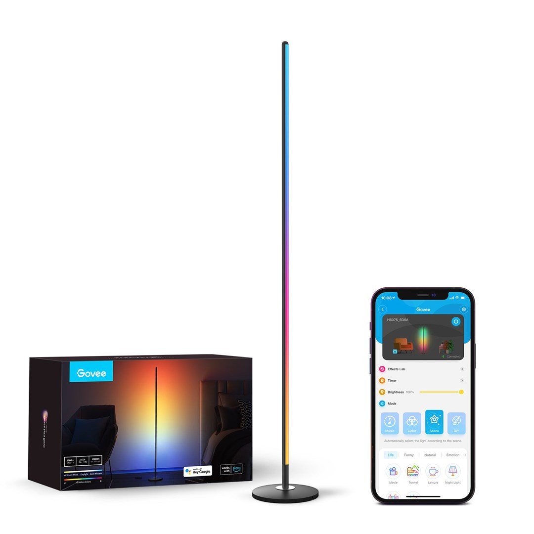6974316991090 Govee LED Floor Lamp Intelligente Bodenbeleuchtung Wi-Fi/Bluetooth