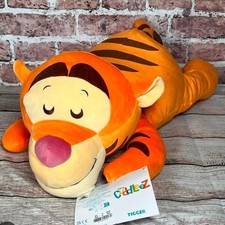 Disney Tigger Full Size Vibrant Orange and Soft Cream Cuddleez Plush