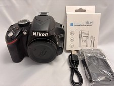 Nikon D3200 DSLR Camera, 24.2MP, Includes Accessories, Used Good