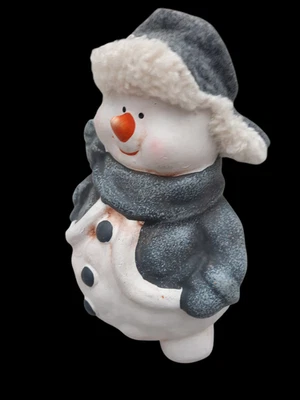 FY125 Weihnachten 15cm Schneemann Eisbär Tischdeko Weihnachtsdekoration Deko - Bild 1 von 4