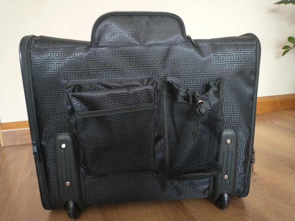 Hundetrolley, Katzentrolley, Tiertransportbox mit Rollen und Teleskopgriff - Bild 4 von 4