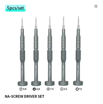 NASAN 5pcs High-Hardness Screwdriver Kit Torx, Pentalobe, Phillips for Repair