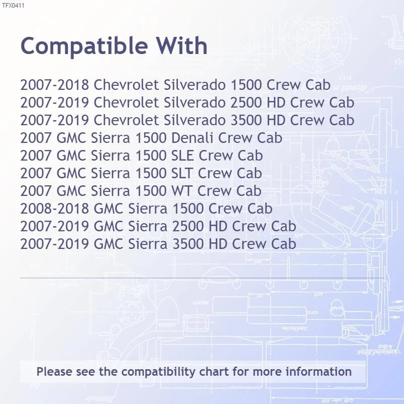 Barra Nerf de escalón negra de 5 pulgadas con 2 almohadillas para Silverado/Sierra 07-19 doble cabina Foto 3 de 4