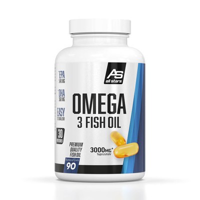 All Stars Omega 3 Fish Oil, 90 Kapseln