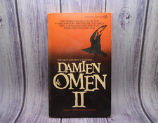 RARE Damien Omen 2 II Paperback Book 1978 Horror Joseph Howard w/ Pictures VG+