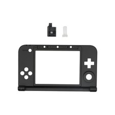 For Nintendo 3DS XL Replacement Hinge Black Bottom Middle Shell Housing W/ lock