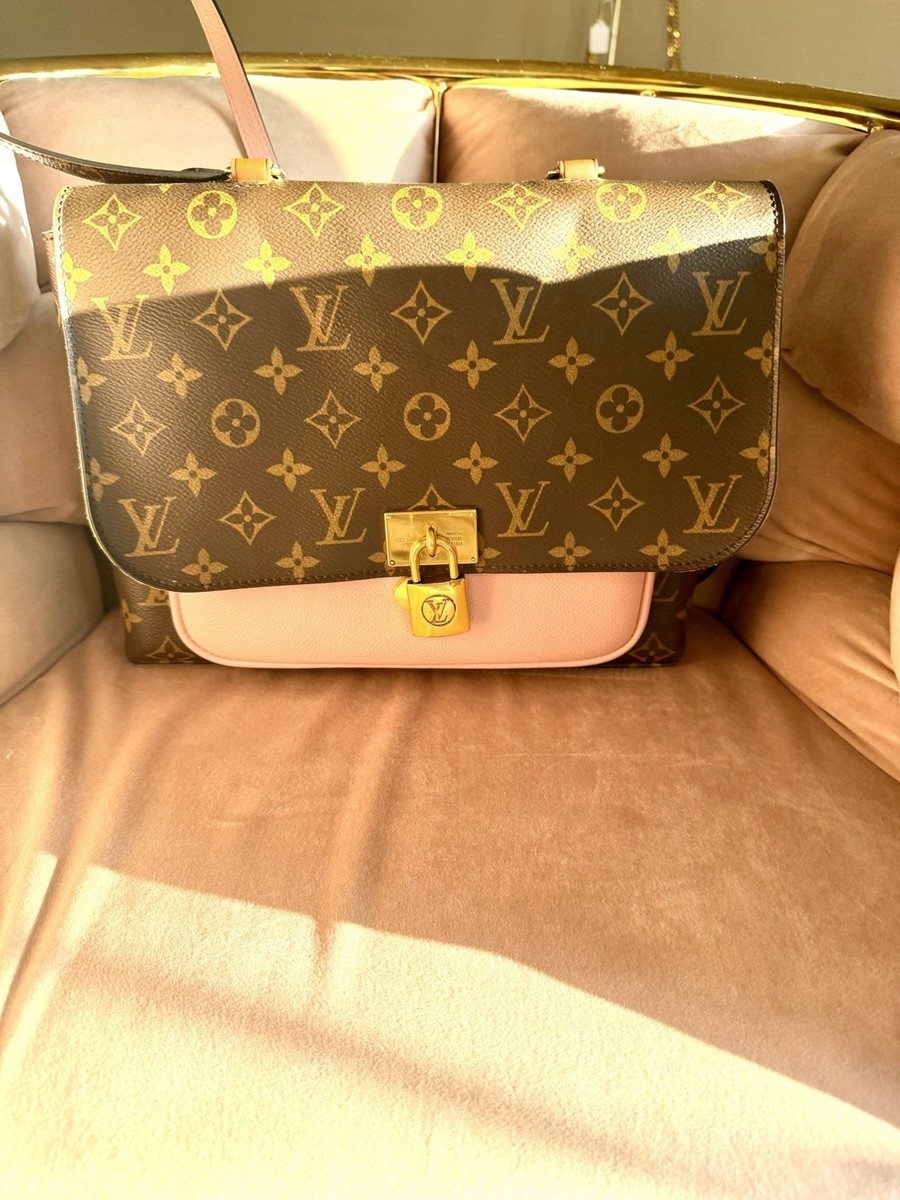 バッグ LOUIS VUITTON Louis Vuitton Monogram Venus Lockme Pink Leather Flap Bag