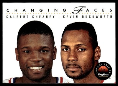 1993-94 SkyBox Calbert Cheaney/Kevin Duckworth Washington Bullets #318
