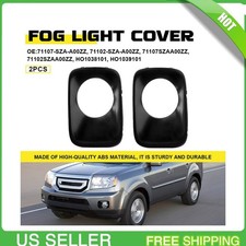 Pair Fog Lights Trim Bezel Cover Fits For Honda Pilot 2009 2010 2011 Lhrh Side