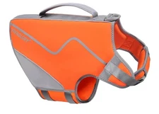 Vivaglory Neoprene Dog Life Vest For Swimming & Boarding Orange Size Medium
