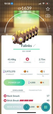Pokemon Go Shiny Falinks