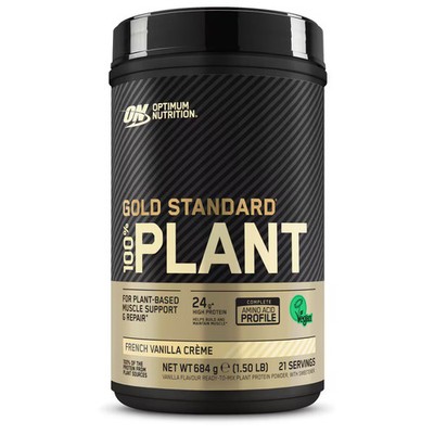 Optimum Nutrition 100 % Gold Standard Plant Protein, 684 g Dose (1.5 lb), Vanill