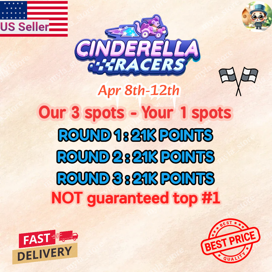 Monopoly. Go cinderella racers event 21k point/race cheap and fast service