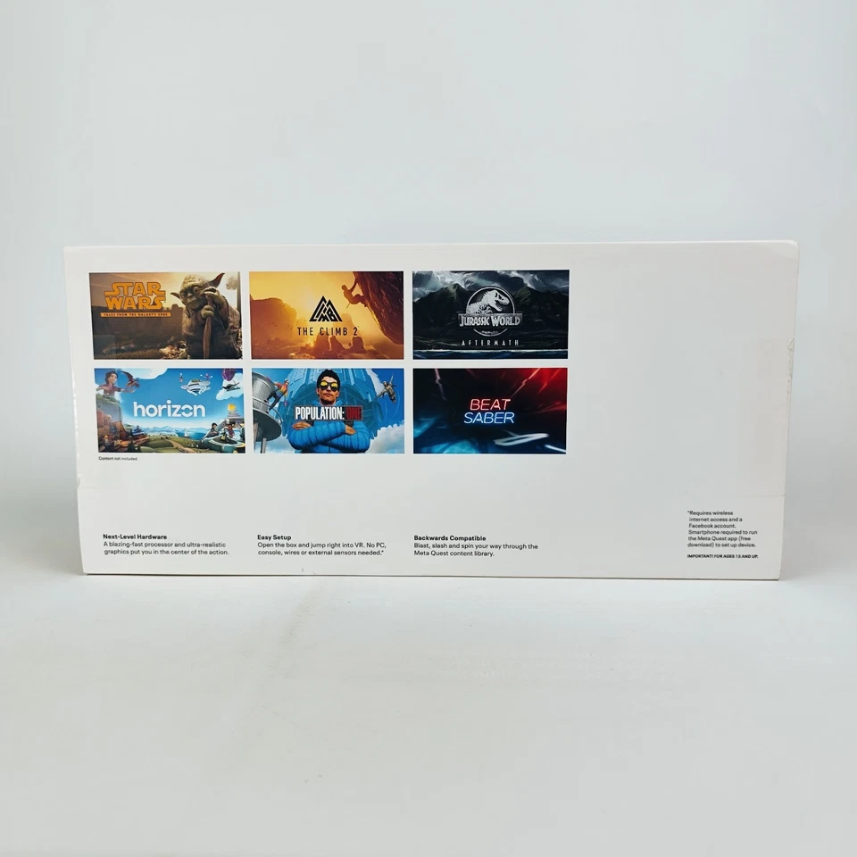 Meta Quest 2 VR Headset + Controllers 256GB | All-in-One VR | (Open Box) - Image 4 of 4