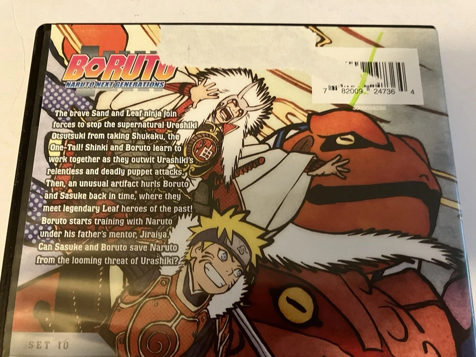 BORUTO NARUTO NEXT GENERATIONS DVD 2017 BACK IN TIME SUPERNATURAL NINJA PUPPETS - Image 4 of 4