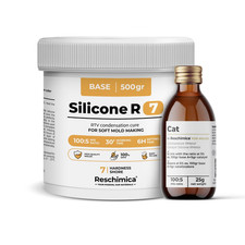 Gomma Siliconica per Stampi Morbidissima R7, Ideale per Realizzare Stampi in Sil