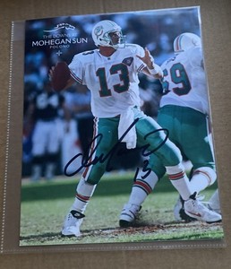 Dan Marino Autograph 8x10 Miami Dolphins Mohegan Sun Casino June 2019