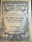Grand Opera Libretto’s Die Meistersinger Von Nurnberg — photo 1