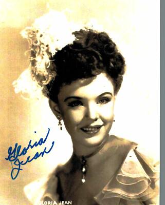 Gloria Jean    * Original Unterschrift auf Fotoprint Karte 10x13 - Nr.6281c