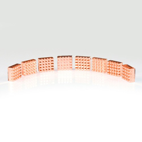 8pcs/Set Copper Heat Sink Adhesive Back Computer Cooler Memory IC Chip Cooling - Afbeelding 6 van 12