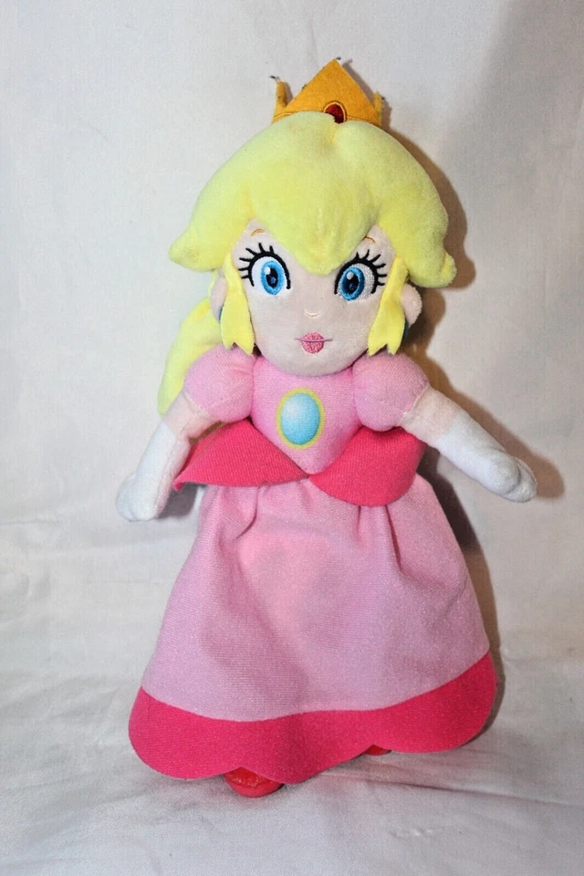 Lot 6 Super Mario Plush 8" - 13" Yoshi Bob-omb Donkey Kong Princess Peach Luigi - Image 4 of 4