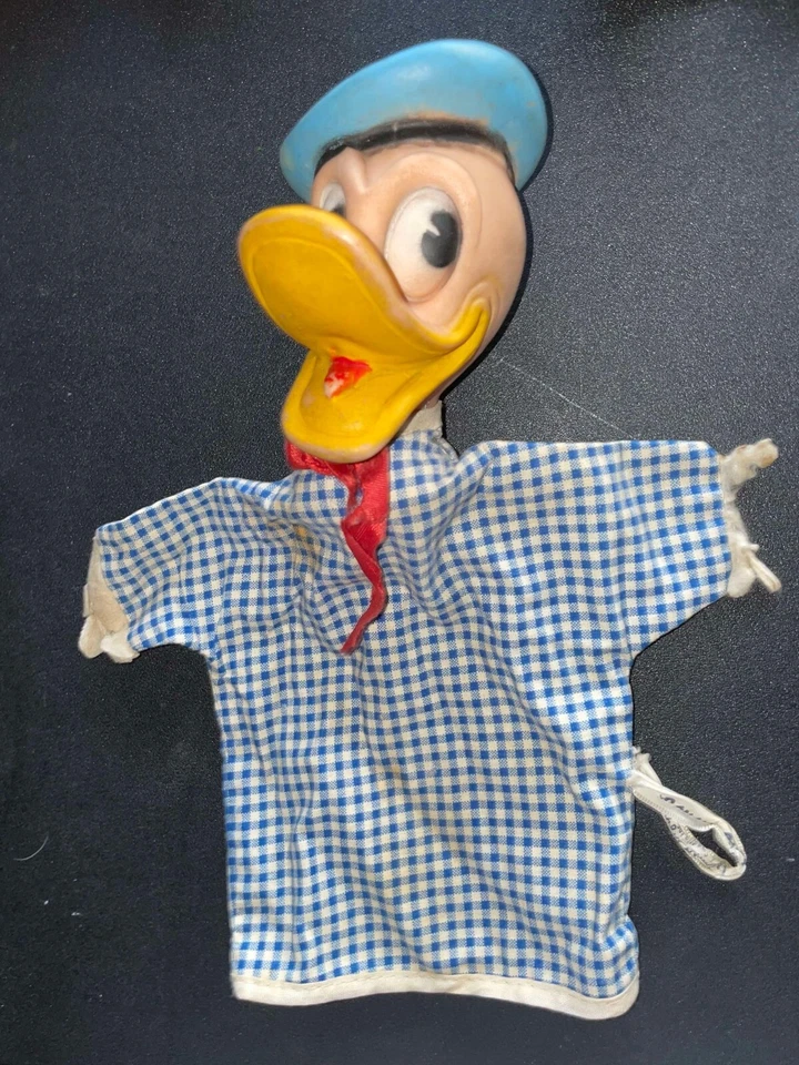 LOTE DE COLECCIÓN DE TÍTERES DE MANO DISNEY MICKEY & MINNIE MOUSE DONALD DUCK DILLY DALLY Foto 3 de 4