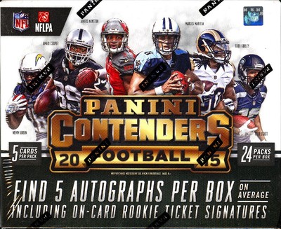 2015 Panini Contenders Football Factory Sealed Hobby Box