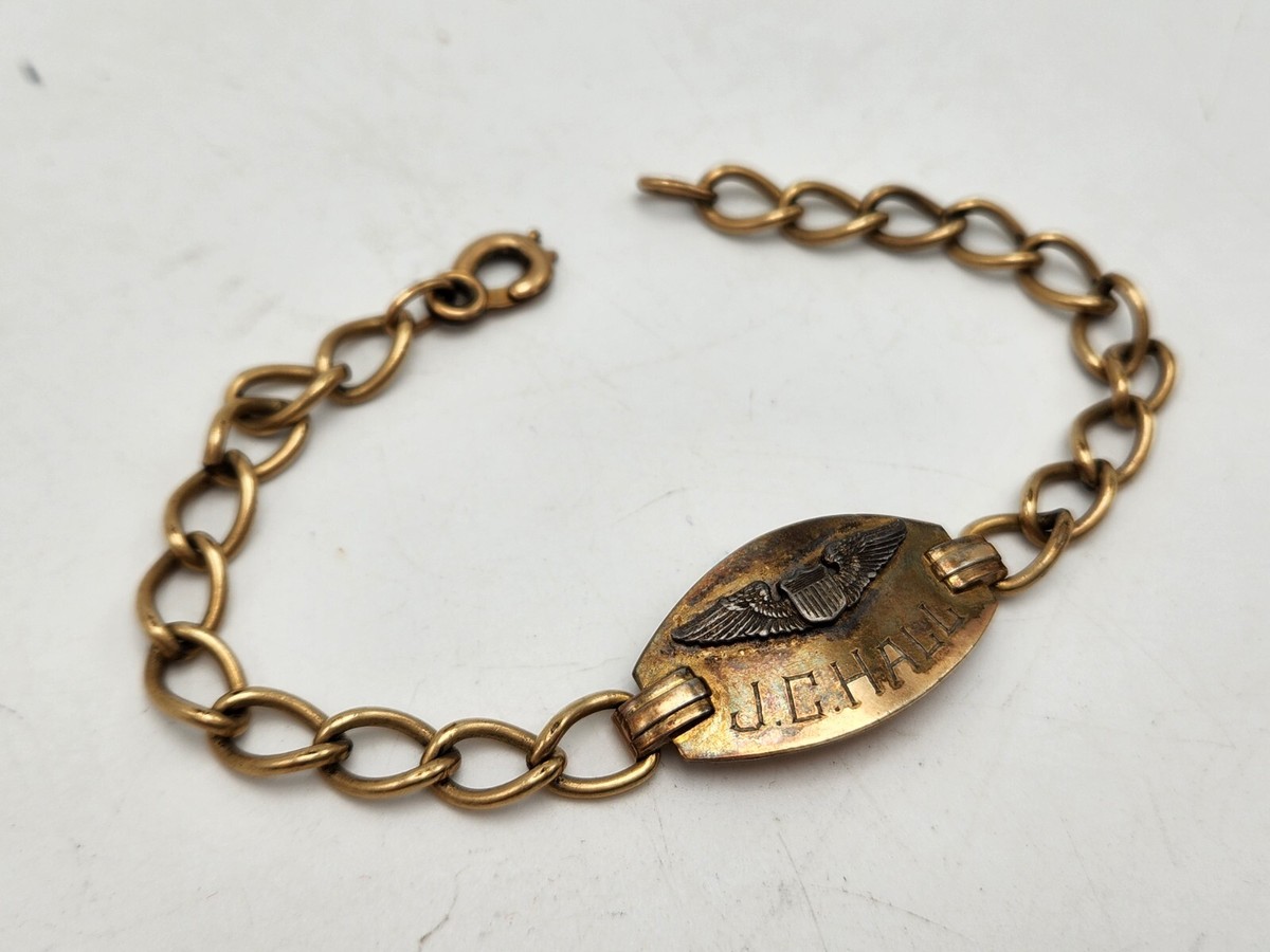 WWII Era US AAF Army Air Force Pilot 1/20 12k Filled Gold WWII Era US AAF Army Air Force Pilot 1/20 12k Filled Gold
