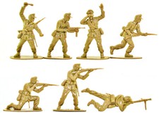 Airfix WWII German Afrika Korps - 14 figures 1990s production mint dealer stock